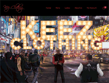 Tablet Screenshot of keezclothing.com